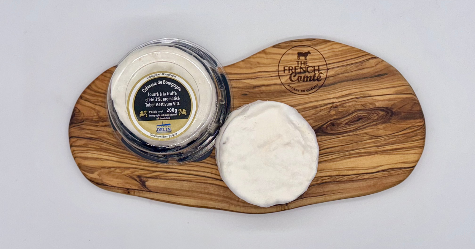 Crémeux de Bourgogne with truffles