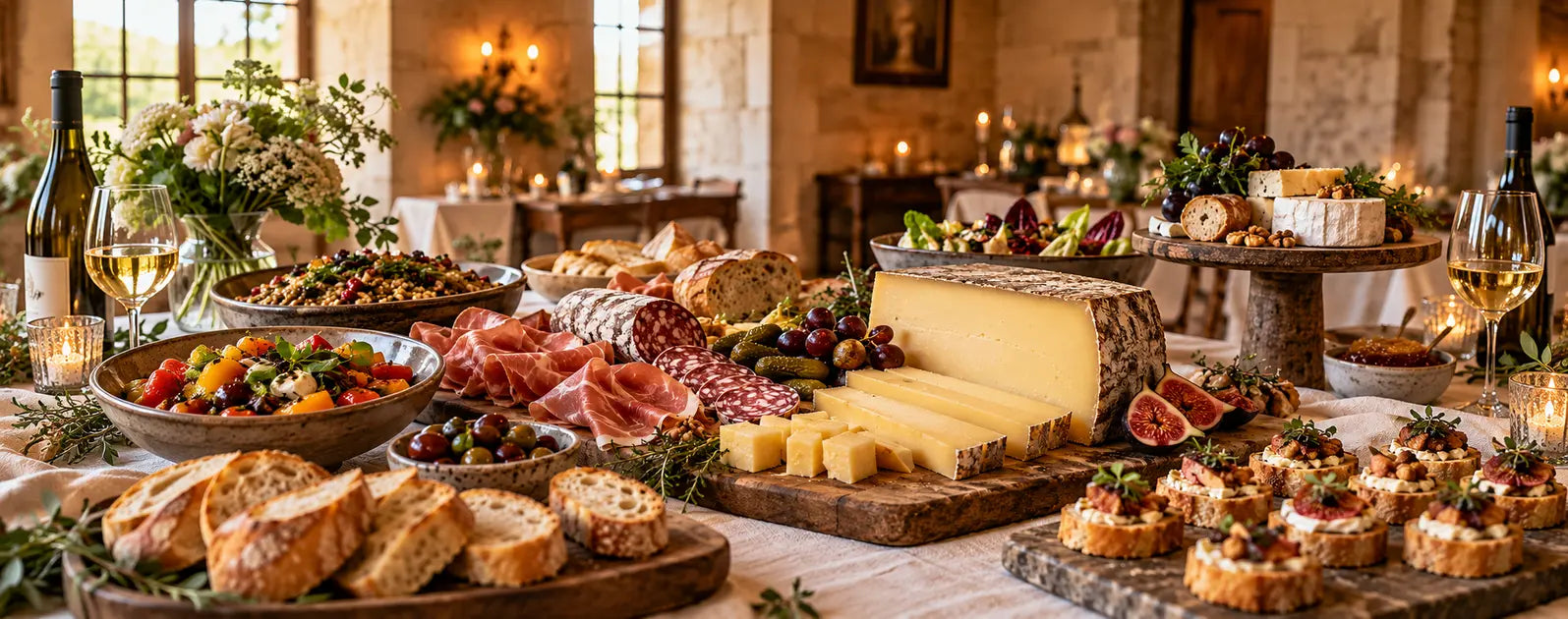 The French Comté catering panoramic banner