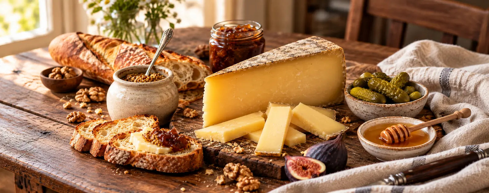 The French Comté pantry panoramic banner