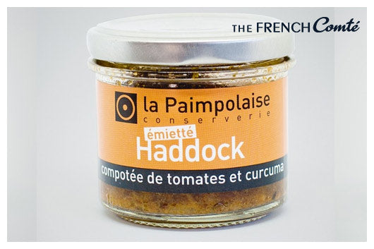 Haddock, compotée de tomates et curcuma 90g