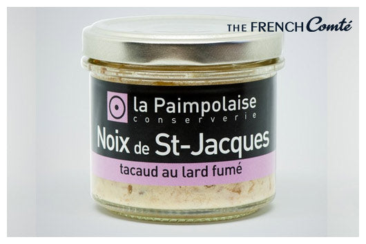 Noix de St-Jacques, tacaud au lard fumé 80g