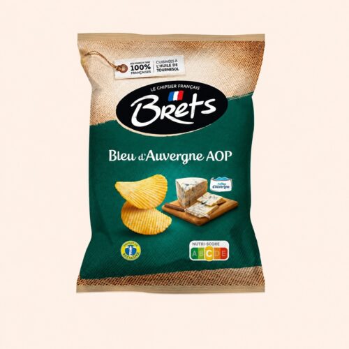 Brets Bleu d'Auvergne DOP crisps
