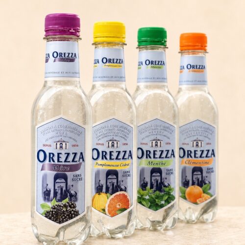 Mineral Sparkling Water with Natural Fruit Extracts - PET Bottles 33cl