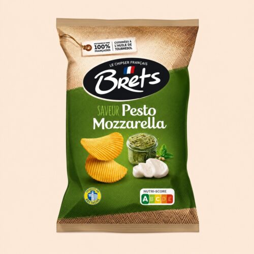 Brets Pesto & Mozz crisps
