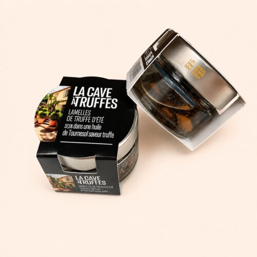 Black Summer Truffle Carpaccio 37.5% Tuber Aestivum in Sunflower Oil flavoured 40g Jar