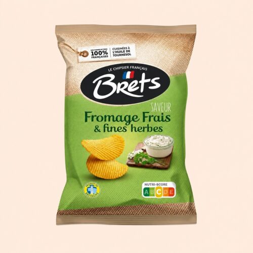 Brets Fromage Frais & Herbs crisps