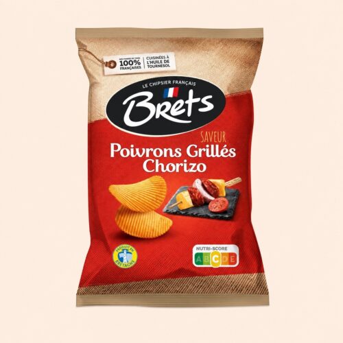 Brets Pepper & chorizo crisps