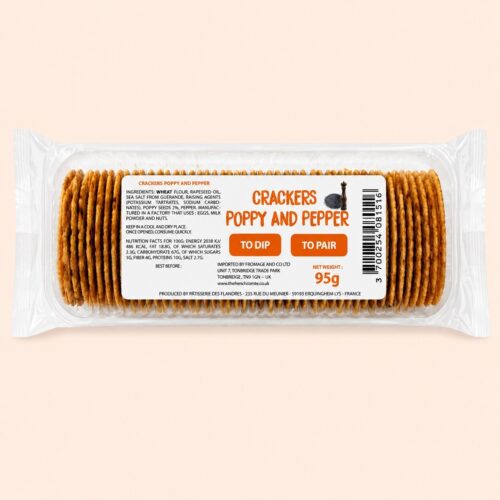 Crackers Poppy and Pepper 95g