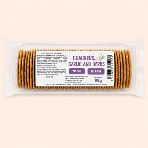 Crackers Garlic and Herbs 95g